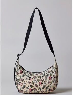 BAGGU/Disney Medium Nylon Crescent Bag - Storybook Floral